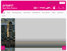 Tablet Screenshot of projectgentsintpieters.be